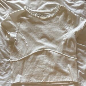 We The Free White Crop Top